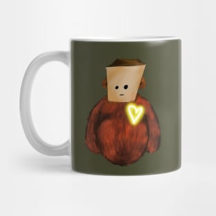 Teddy with a yellow heat Mug